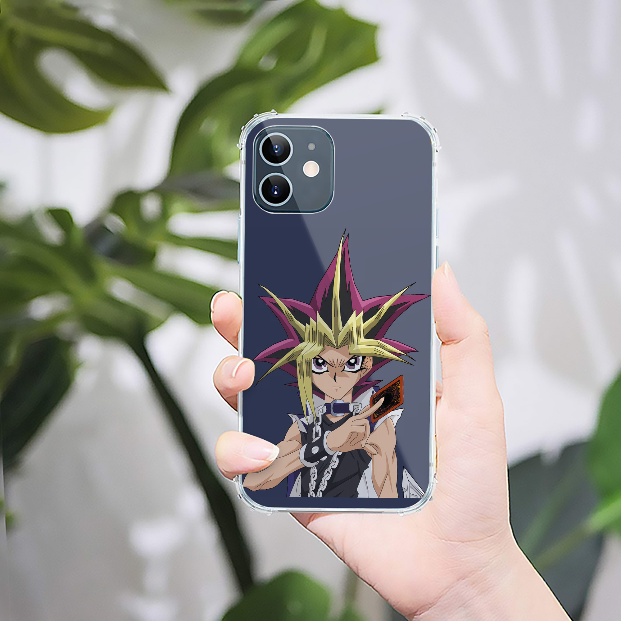 （画像用） 遊☆戯☆王 Yu-Gi-Oh! 【iPhone 12シリーズ対応】透明スマホケース（クリアソフトケース）